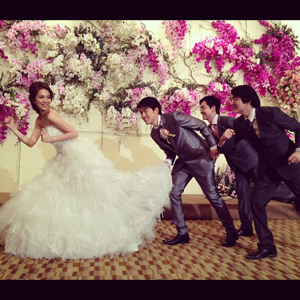 ภาพงานแต่งงาน บัว สโรชา น้องสาว บีม กวี