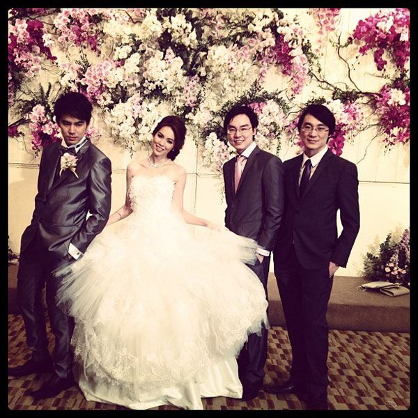 ภาพงานแต่งงาน บัว สโรชา น้องสาว บีม กวี