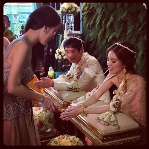 ภาพงานแต่งงาน บัว สโรชา น้องสาว บีม กวี