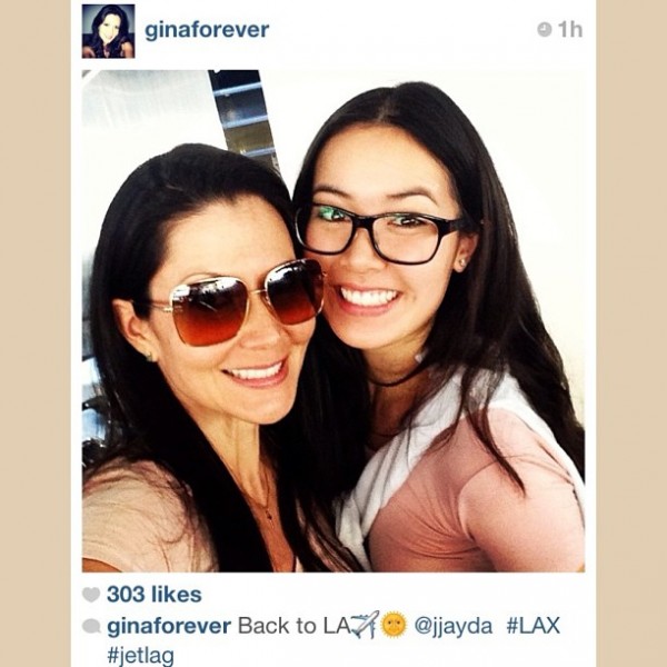 จีน่า จิดาภา ณ ลำเลียง และ ลูกสาว น้อง เจด้า จิดาริน ณ ลำเลียง 