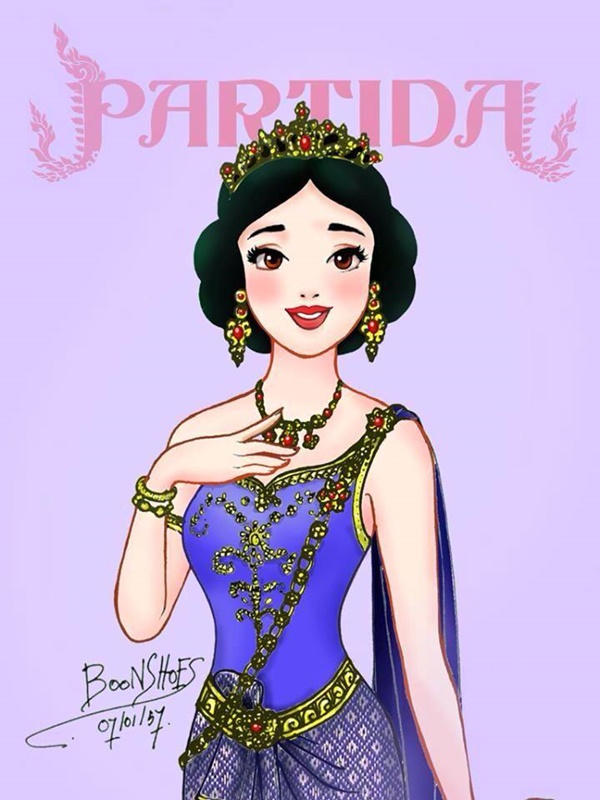 ชุดไทย เจ้าหญิงดีสนีย์