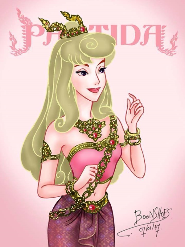 ชุดไทย เจ้าหญิงดีสนีย์