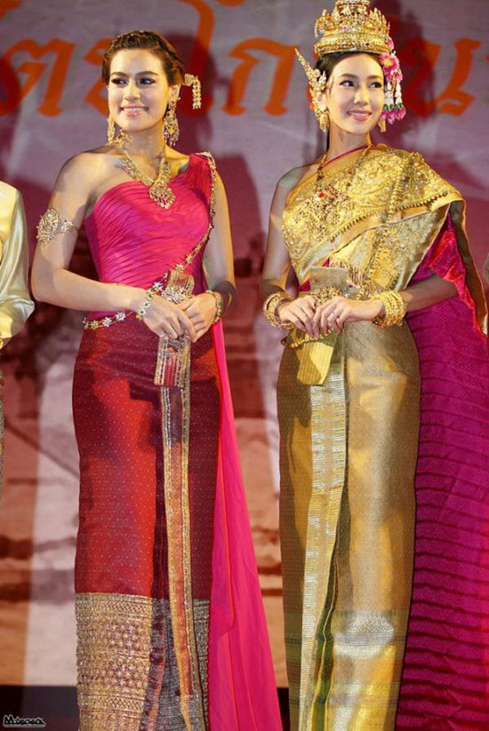 คิมเบอร์ลี สวมชุดไทย ปะชัน นุ่น วรนุช