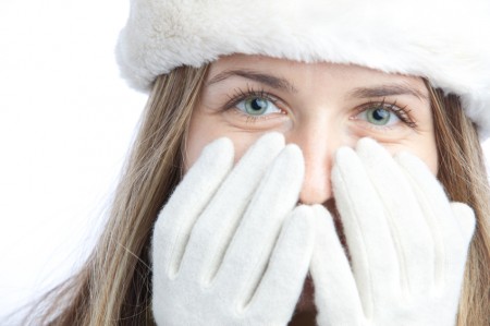 winter girl portrait