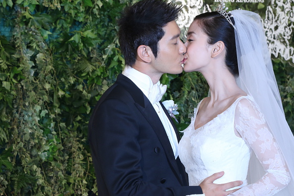 Huang Xiaoming And Angelababy Hold Wedding Ceremony In Shanghai