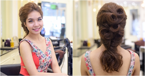 คลิปทรงผม ทรงผม BouQuet ทรงผมออกงาน ทรงผมเจ้าสาว เทคนิคทำผม