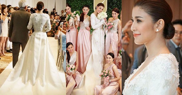 ชุดแต่งงานดารา