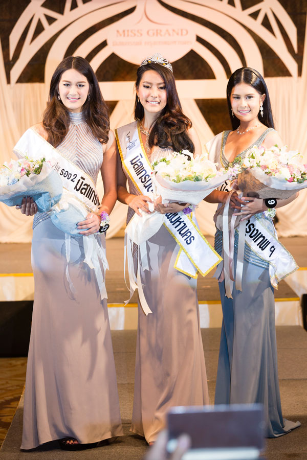 Miss Grand Bangkok 2016 และ รองทั้งสอง 