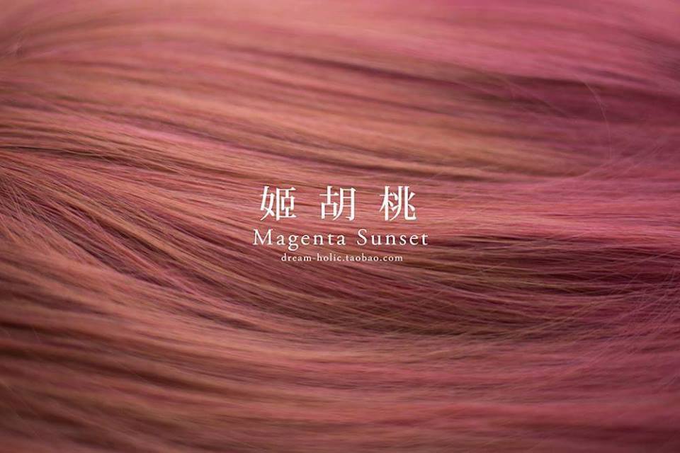 สี magenta sunset