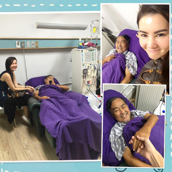 ปูเป้ อรหทัยกับคุณพ่อวิชัย 