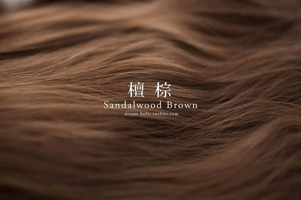 สี sandalwood brown