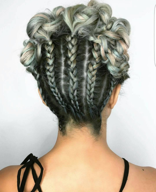 ทรงผมถักเปียน่ารักๆ