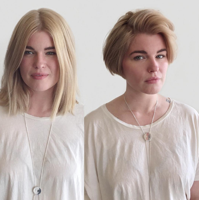 ตัดผมสั้น