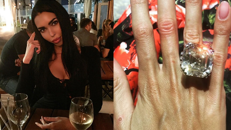 ของขวัญ คนรัก นางแบบรัสเซีย แฟน แหวนเพชร แหวนเพชรเม็ดโต