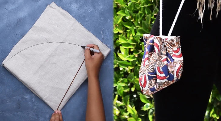 DIY by Blossom กระเป๋า กระเป๋าทำเอง กระเป๋าใส่ของ ประดิษฐ์กระเป๋า