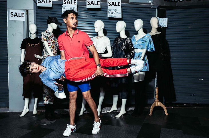 บุ้ง สะธี ใบหยก บุ้ง ใบหยก บุ้งตลาดล่าง บุ้งเวฟ พรีเวดดิ้ง เวฟ สาริน