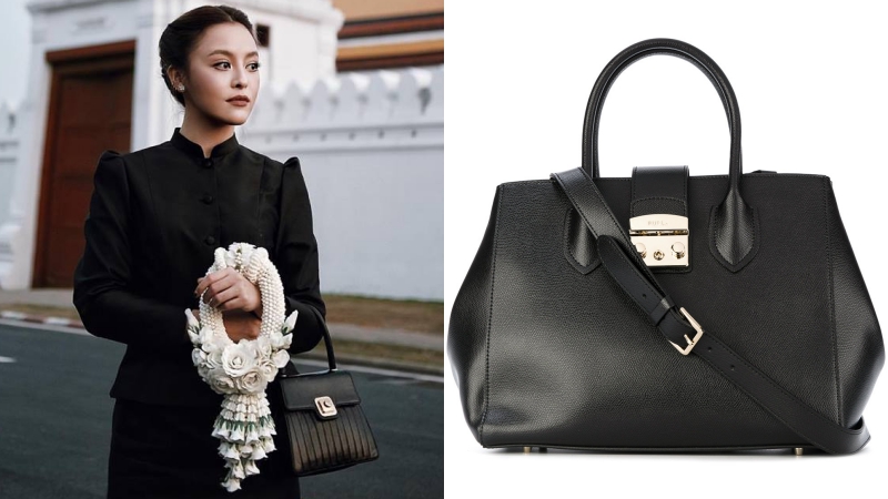 Givenchy jimmy-choo Miu Miu SAINT LAURENT snap signatre กระเป๋า กระเป๋าหลากสไตล์ในโทนสีดํา โทนสีดํา