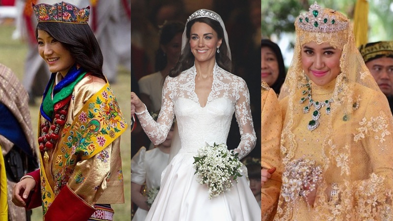 งานแต่งงานราชวงศ์ ชุดอภิเษกสมรส ชุดเจ้าสาว ชุดแต่งงาน เจ้าหญิง