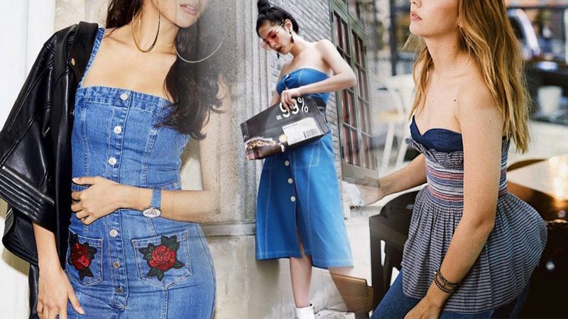 snap signature ดารา ยีนส์ เจนสุดา เดรสยีนส์ แบรนด์ แพนเค้ก แมทช์ แม็กซี่เดรส