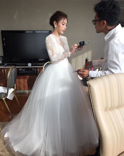 ชุดแต่งงานดารา