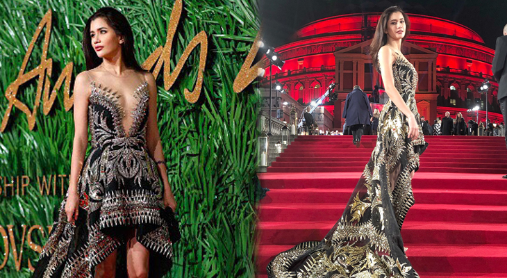 Friends of Swarovski Swarovski บริติชแฟชั่น อวอร์ด 2017 ปู ไปรยา สวนดอกไม้ ปู-ไปรยา