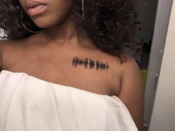 รอยสักคลื่นเสียง