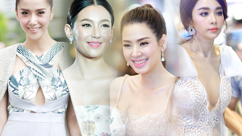 คุณแม่ นางร้าย นางเอก บุพเพสันนิวาส ลุคธรรมชาติ สายแบ๊ว เบลล่า เป้ย-ปานวาด เมย์-พิชญ์นาฏ เอ๋ พรทิพย์ แต่งหน้า ไอซ์-อภิษฎา