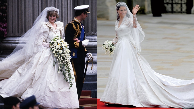 ชุดแต่งงาน ชุดแต่งงานราชวงศ์อังกฤษ พิธีสกสมรสเจ้าชายแฮร์รี่ ราชวงศ์อังกฤษ เจ้าชายแฮร์รี่ เมแกน มาร์เคิล