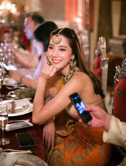 ดาราในลุคสาวอินเดีย