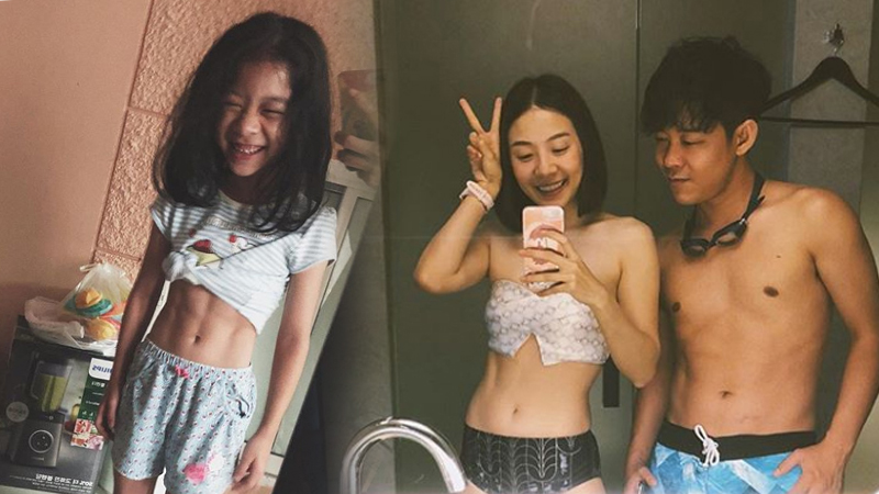 ซิกแพค น้องยี่หวา ลูกสาวโจ๊ก โซคูล โจ๊ก โซคูล