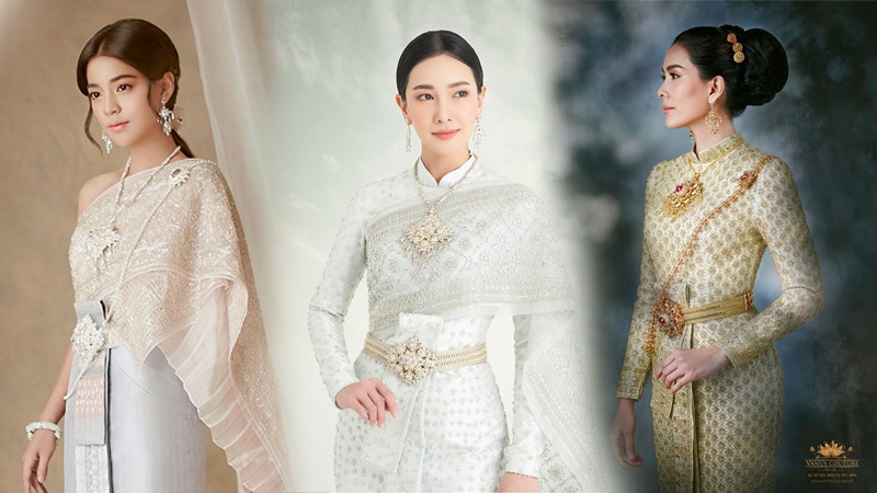 ชุดงานหมั้น ชุดแต่งงาน ชุดแต่งงานไทย ชุดไทย ชุดไทยงานหมั้น