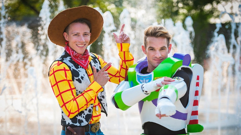 คู่รักเกย์ งานแต่งคู่เกย์ จัดงานแต่งงาน ธีมงานแต่ง แต่งงานธีมดิสนีย์