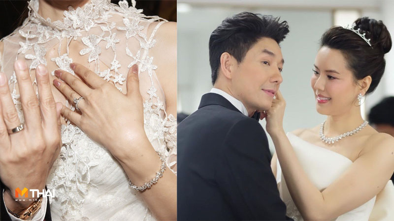 งานแต่ง บอยเจี๊ยบ ชุดเจ้าสาว เจี๊ยบ พิจิตรา ชุดแต่งงาน