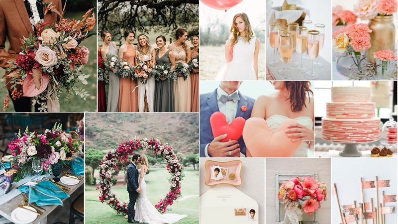 งานแต่งงาน จัดงานแต่งงาน ธีมงานแต่ง เทรนด์สีงานแต่งงาน ปี 2019 โทนสีมาแรง