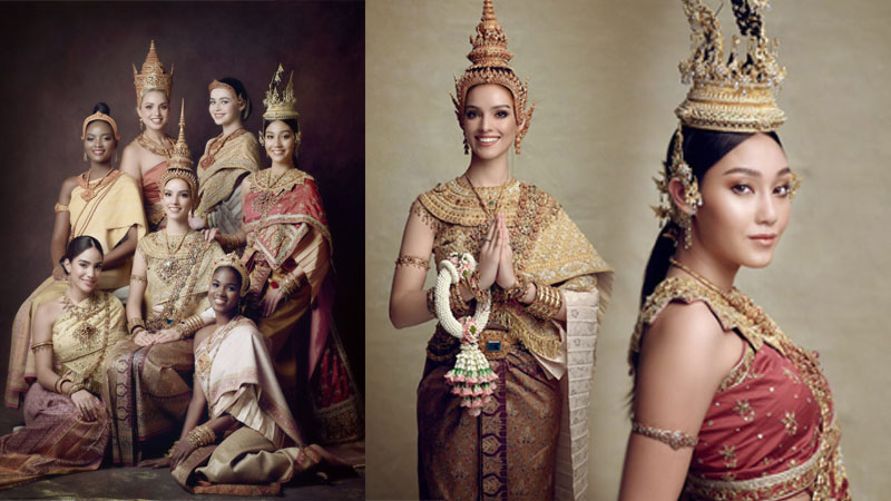 missworld ชุดไทย ชุดไทยโบราณ มิสเวิลด์ มิสเวิลด์ 2018