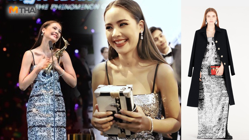 louisvuitton ญาญ่า ญาญ่า-อุรัสยา รางวัลสุพรรณหงส์ เดรสปักเลื่อม แฟชั่นดารา
