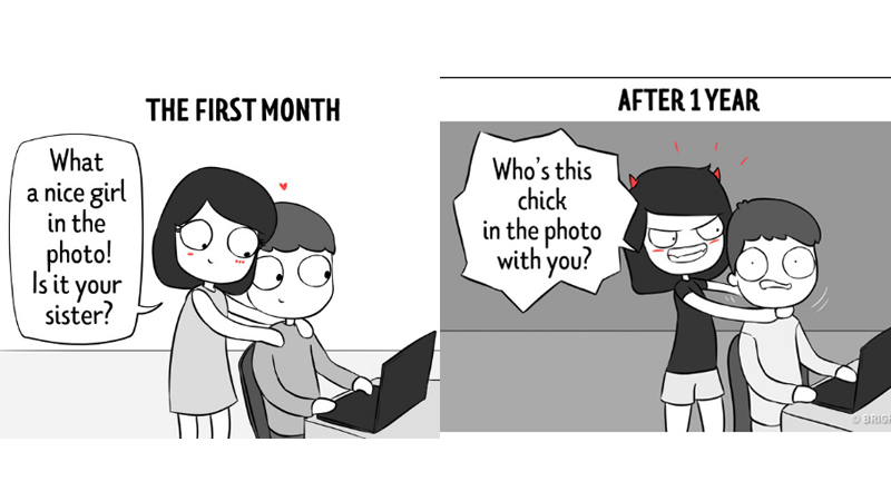 ความรัก ความสัมพันธ์คู่รัก คู่รัก ชีวิตหลังแต่งงาน ช่วงโปรโมชั่น สามีภรรยา