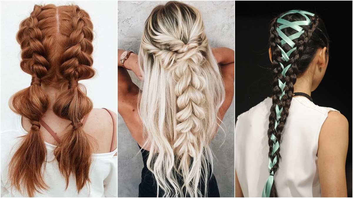 ถักเปีย ถักเปียสวยๆ ทรงผมเปีย