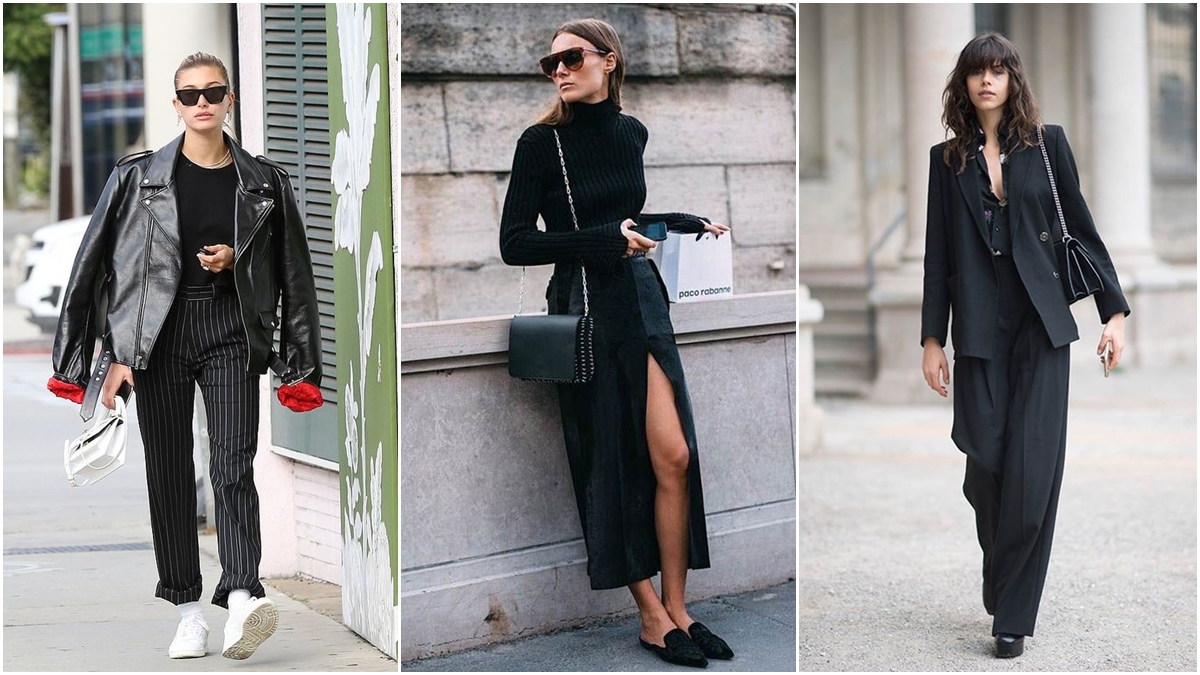 All-Black Outfit มิกซ์แอนด์แมทช์ แต่งจัว เสื้อผ้าสีดำ