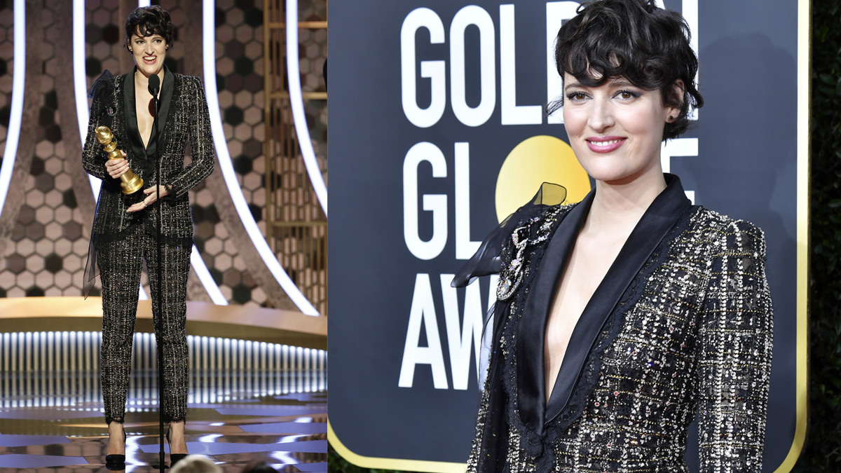 ดีไซเนอร์ ทักซิโด้ นักแสดงหญิง ประมูลชุด ฟีบี้ วอลเลอร์-บริดจ์ โอตกูตูร์ โอตกูตูร์ทักซิโด้